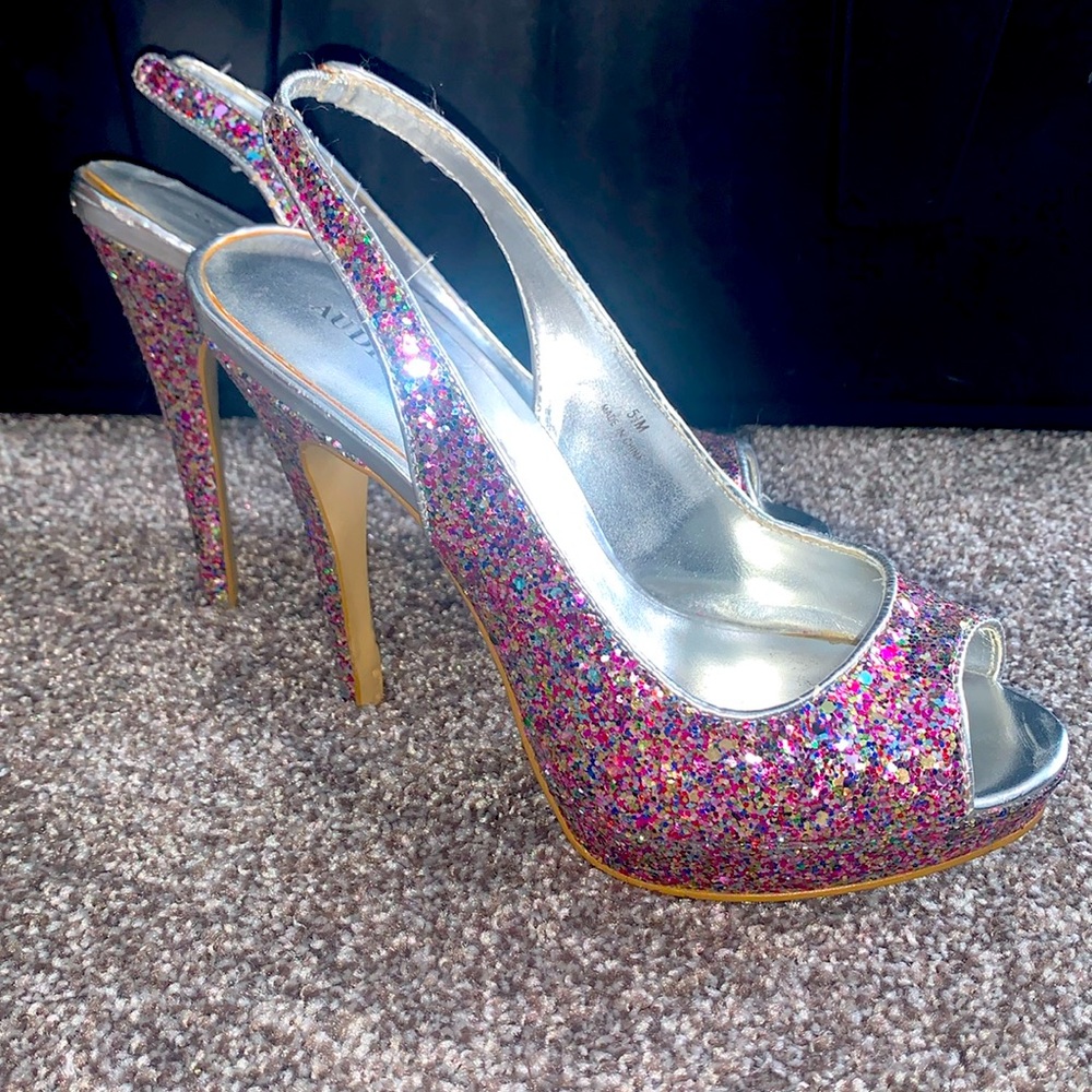Glitter heels